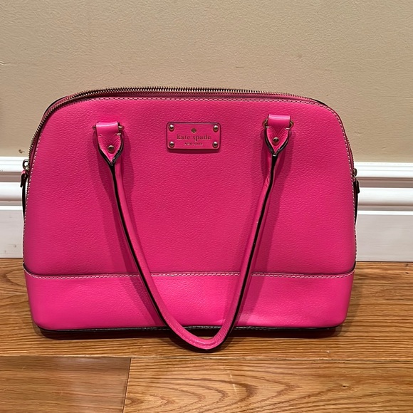 Kate Spade Hot Pink Wellesley Rachelle Large - gently used and well cared for.